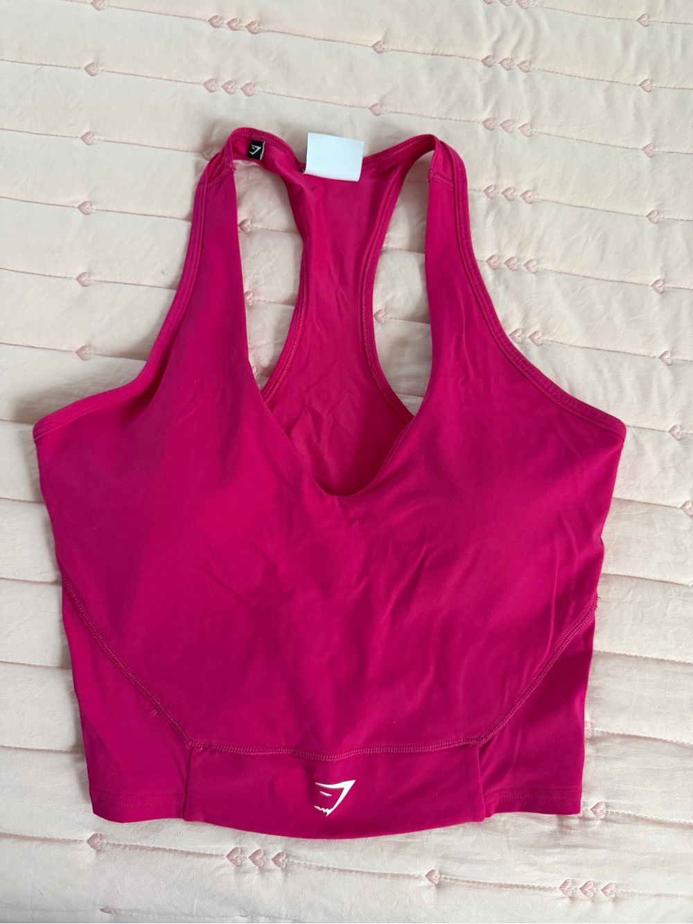 Gymshark Hot Pink Racerback Crop Top